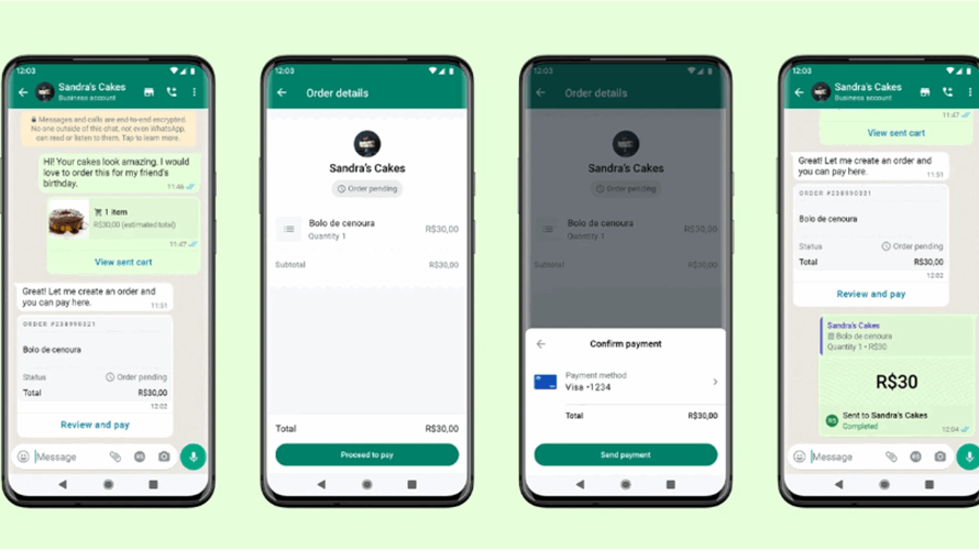 WhatsApp users in Brazil can now pay merchants through the app