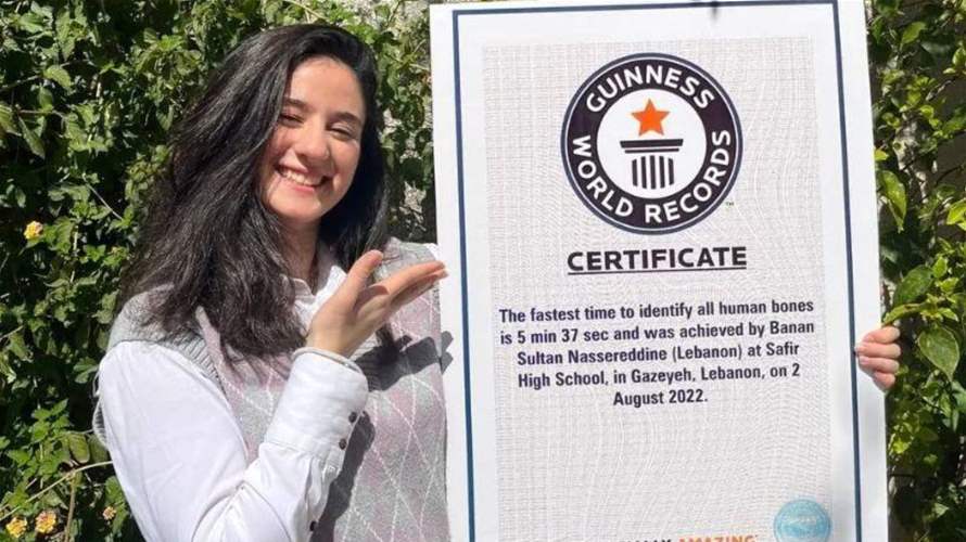Lebanon enters Guinness World Records for ‘fastest time to identify all human bones’  
