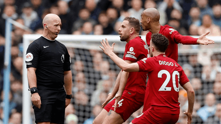 Liverpool fined for player conduct in loss to Man City