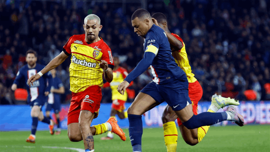 Mbappe and Messi on target as PSG beat 10-man Lens 3-1
