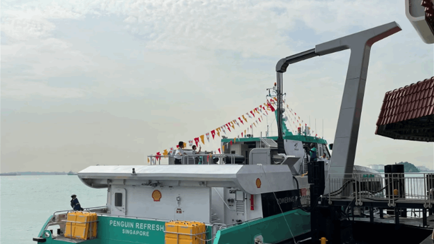 Shell launches its first electric ferry at Singapore plant
