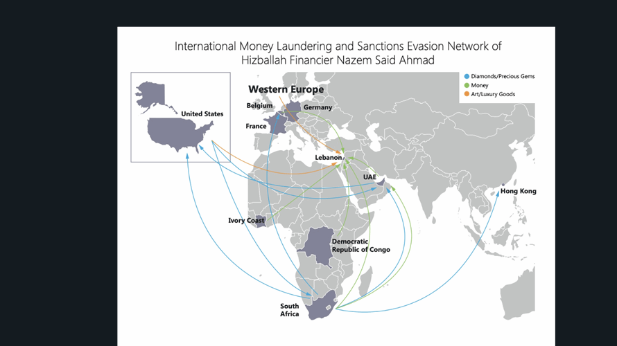 US sanctions massive money laundering network, linked to Hezbollah financier