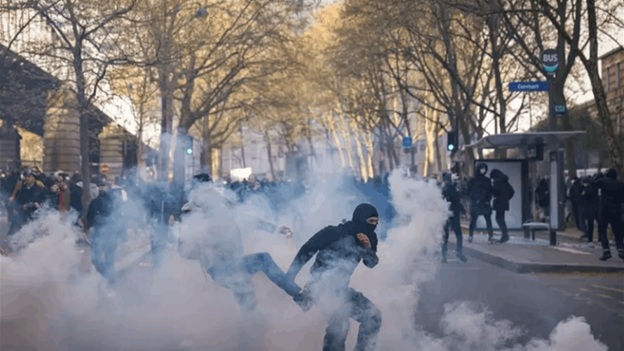 Teargas fired as Macron faces more hostile crowds in rural France