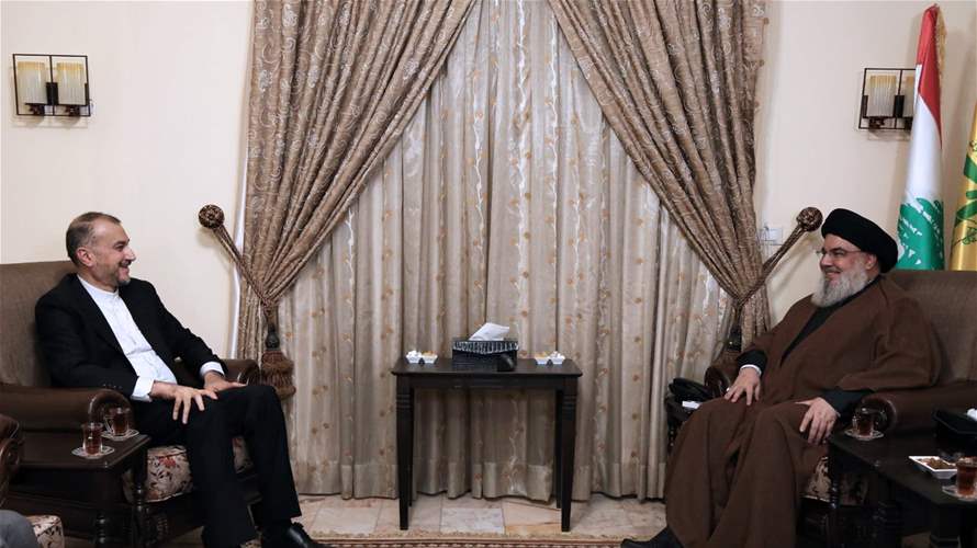 Hezbollah chief Nasrallah meets with Iranian FM Abdollahian