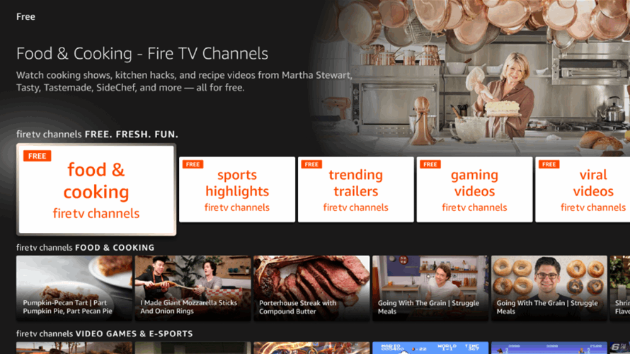 Amazon debuts free, ad-supported streaming channels just for Fire TV