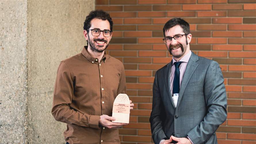 Lebanon's Serge Nader wins for his sustainable 3D prints in Canada  