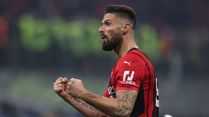 Giroud nets hat-trick as Milan thrash Sampdoria 5-1