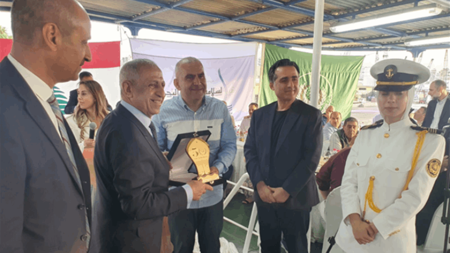 مرفأ طرابلس استقبل سفينة التدريب "عايدة 4" برعاية حمية..