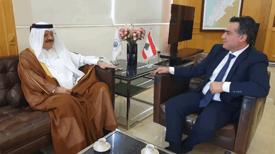"التطورات المحلية والاقليمية" في لقاء بين حمية وسفير قطر لدى لبنان