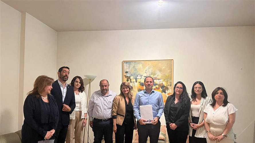 MP Sami Gemayel meets with Fifty Fifty delegation and National Alliance to discuss gender equality