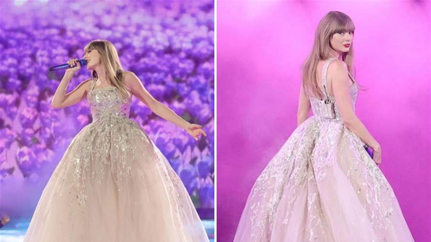 Taylor Swift blows away audience, debuting new Elie Saab gown 
