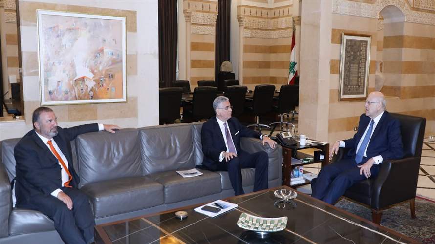 بلحاج بعد لقائه ميقاتي: بصدد تمويل مشروع مهم يتعلق بالزراعة المستدامة