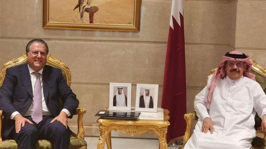 شقير يلتقي سفير قطر.. هذا ما تم البحث فيه