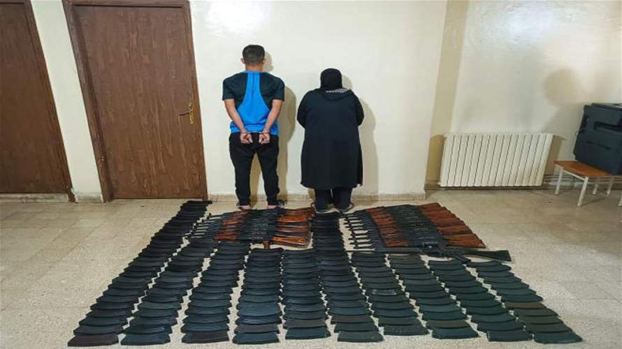 ينقل أسلحة وذخائر حربيّة إلى أحد الأشخاص في البقاع برفقة والدته لإبعاد الشّبهات... وشعبة المعلومات تلقي القبض عليهما