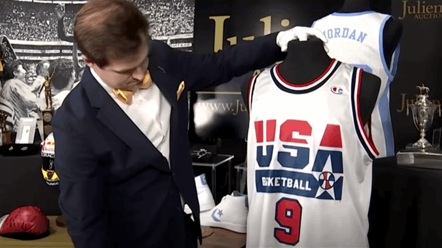 Michael Jordan's 1992 Olympic practice jersey up for auction