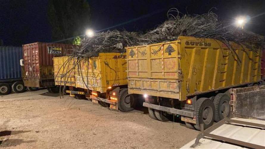 توقيف عصابة أنفاق وسط العاصمة بيروت... وضبط كميّات هائلة من النّحاس والمسروقات 