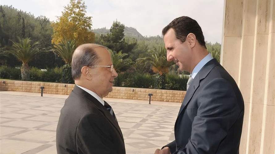 Former President Aoun's surprise visit to Syria raises questions, sparks speculation