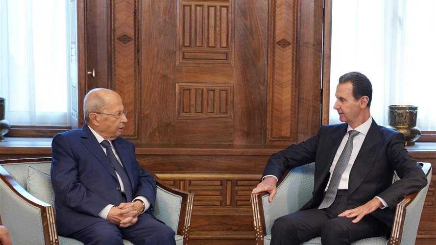  عون في سوريا... هذا ما تضمنه الاجتماع مع الأسد 