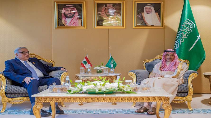 وزير الخارجية السعودي التقى بوحبيب... وهذا ما جرى عرضه