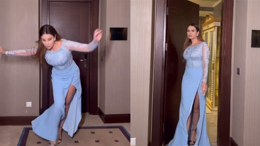 كارول سماحة تتعثر وتدخل في نوبة من الضحك.. موقف محرج أو تمثيل؟ (فيديو)