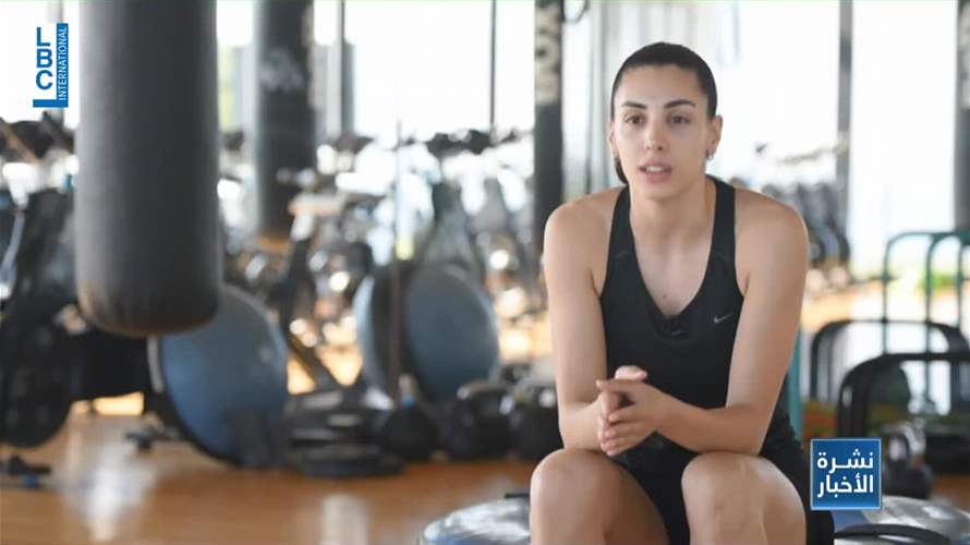 لاعبة منتخب لبنان لكرة السلة دانييلا فياض ترتدي قميص الأرز بعد عودتها من الاصابة
