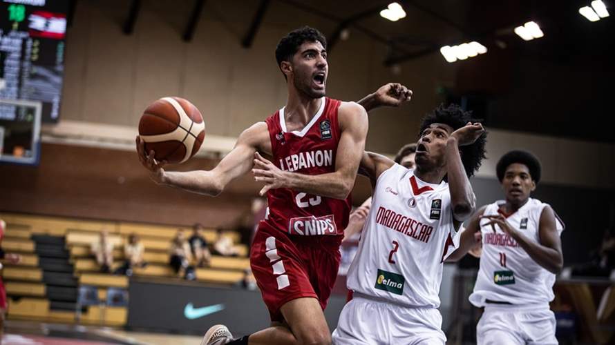 Lebanon's U19 team stages brave rally in 83-66 defeat to Madagascar