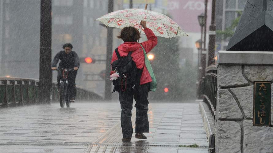 قتيل ومفقود في اليابان إثر تساقط أمطار غزيرة