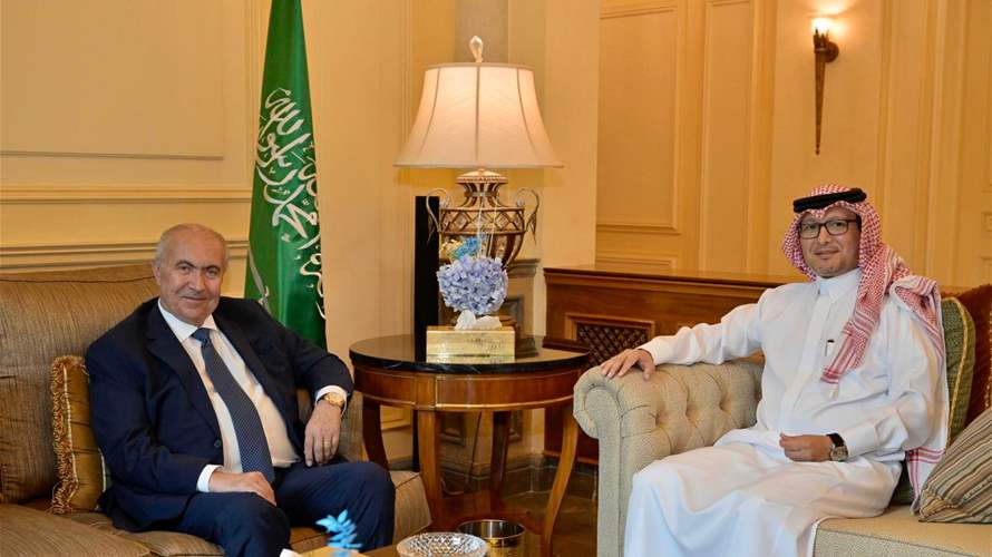 مخزومي زار السفير السعودي: البخاري جدد التأكيد أن المملكة لن تتوقف عن مساعدة لبنان وشعبه
