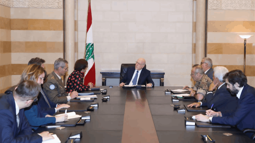 PM Mikati met UN representatives to discuss South Lebanon developments