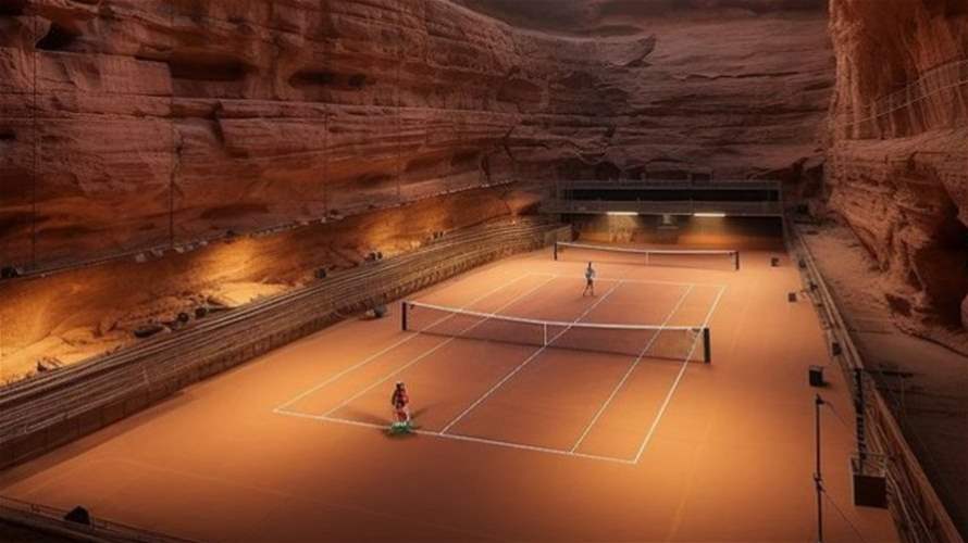 صور ملاعب التنس في العلا السعودية.. حقيقة أم فبركة؟