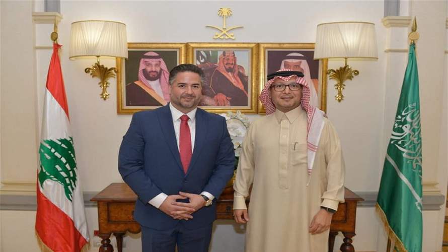 Saudi ambassador meets Minister Salam