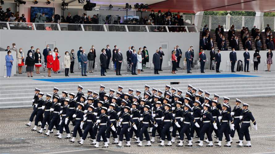 Military parade amid tight measures in Paris on the occasion of National Day and India Guest of Honor