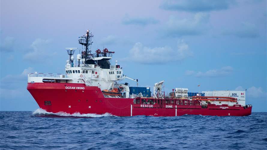 The Ocean Viking humanitarian vessel is stuck in an Italian port