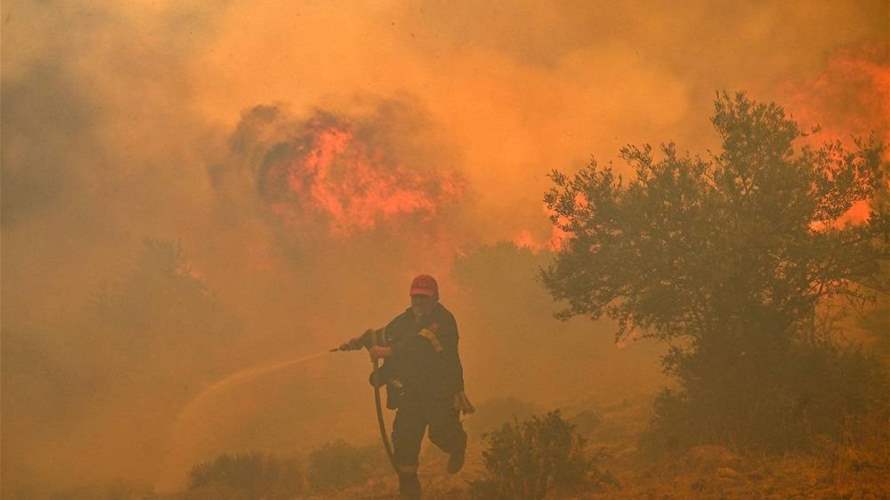 European Firefighters Unite to Battle Greek Wildfires Amid Challenging Weather Conditions