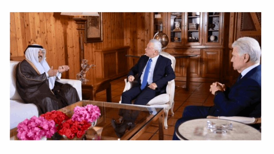 سليمان فرنجيه استقبل سفير قطر في زيارة وداعية