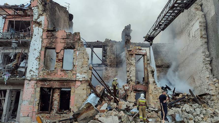 كييف تعلن جرح 19 شخصًا في الهجوم الروسي على أوديسا