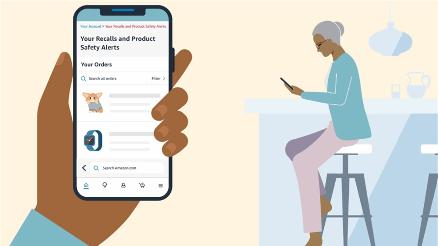 Amazon will now warn consumers of recalls and product safety alerts related to their orders