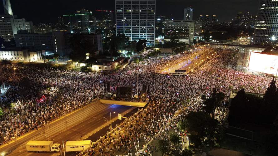 آلاف الإسرائيليين يتظاهرون ضد الإصلاح القضائي