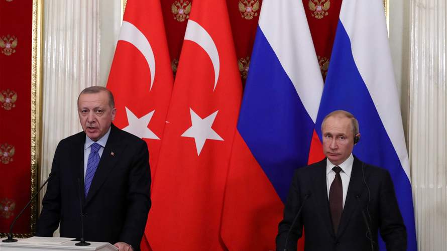 إردوغان يدعو بوتين إلى تجنّب التصعيد في البحر الأسود