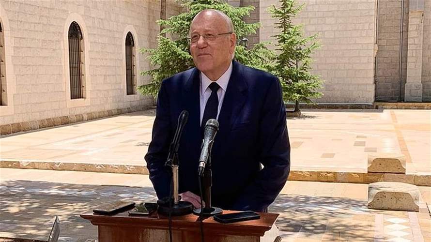 Mikati: A cabinet session to be held next Tuesday in Diman