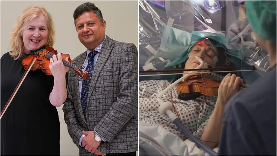 التقت بطبيبها بعد مرور أعوام على خضوعها لجراحة بالدماغ أثناء عزفها على الكمان: سأبقى ممتنة له إلى الأبد!