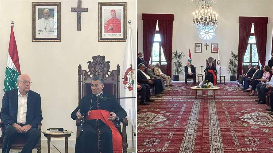 PM Mikati, Maronite Patriarch meet for crisis dialogue in Diman