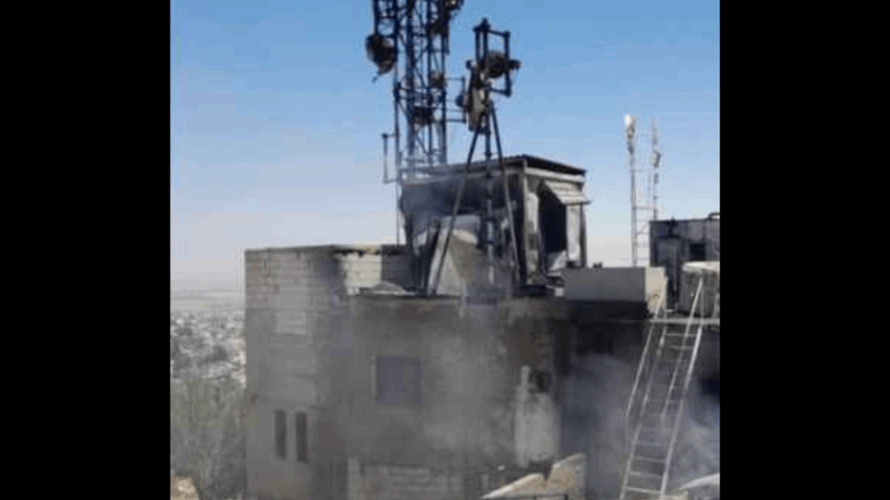 جريحان في إنفجار خزان مازوت إحدى محطات الخلوي في حي المرح - الهرمل واحتراق منزل