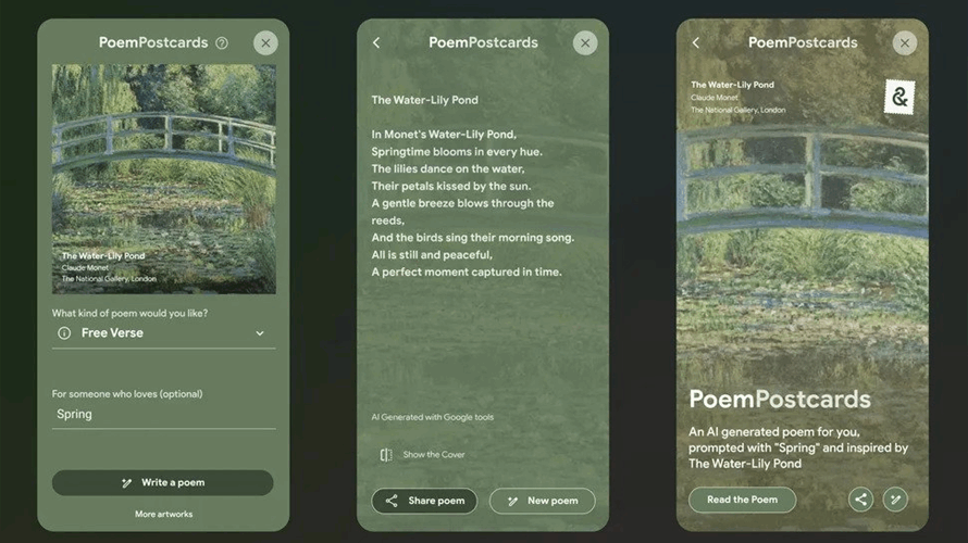 Google’s redesigned Arts & Culture app includes an AI-generated postcards feature, Play tab and more