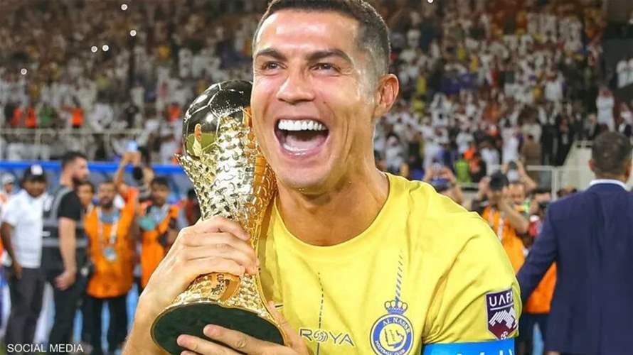 بعد أن حقق أول لقب مع النصر السعودي.. رونالدو يعلق: فخور للغاية