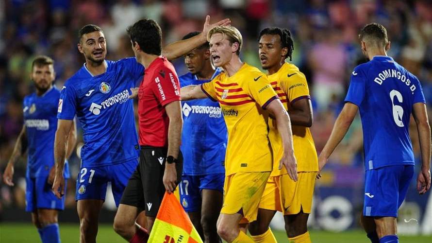 LaLiga: Barcelona begin campaign to defend their title on a night full of on red cards