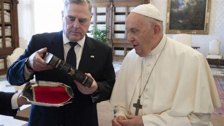 البابا يبحث ملف أوكرانيا مع رئيس الأركان الأميركي