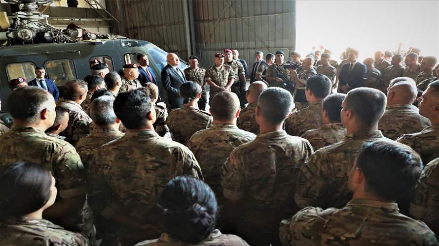 Mikati Visits Beirut Air Base: Army is a Model for Lebanese Youth Unrelated to Sectarianism and Regionalism