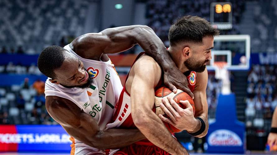 Q3 Update: Lebanon maintains lead over Côte d'Ivoire 73-66! Final quarter ahead. Tune in on LBCGroup.tv or LB2.