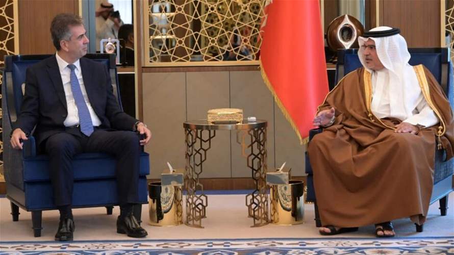 وزير خارجية إسرائيل يبحث مع مسؤولين بحرينيين تعزيز العلاقات